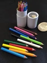 12 Mini Pencils in Paper Tube | 21602 | BC Mini