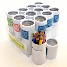 12 Mini Pencils in Paper Tube | 21602 | BC Mini
