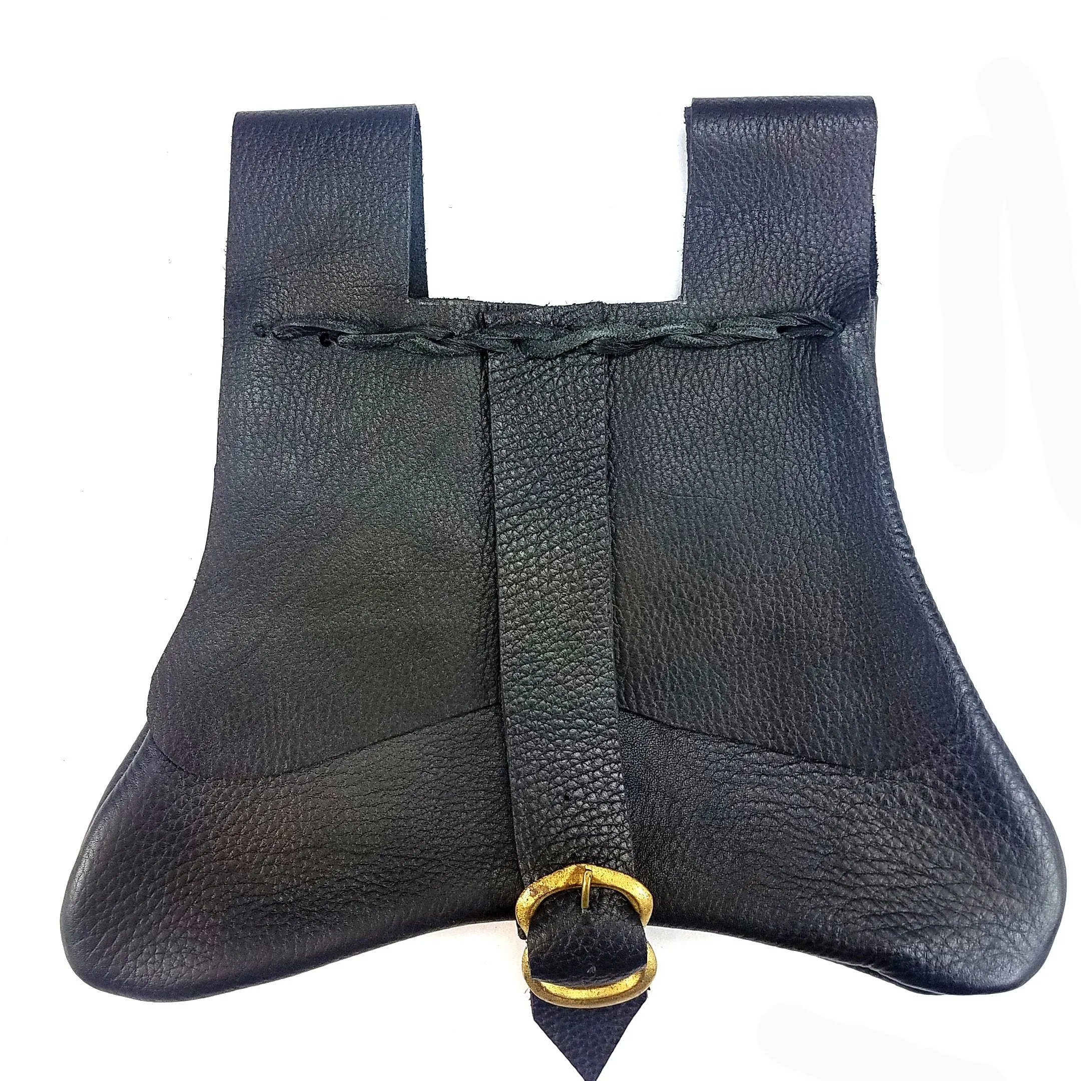 14th Century Leather Belt Pouch for Women and Men