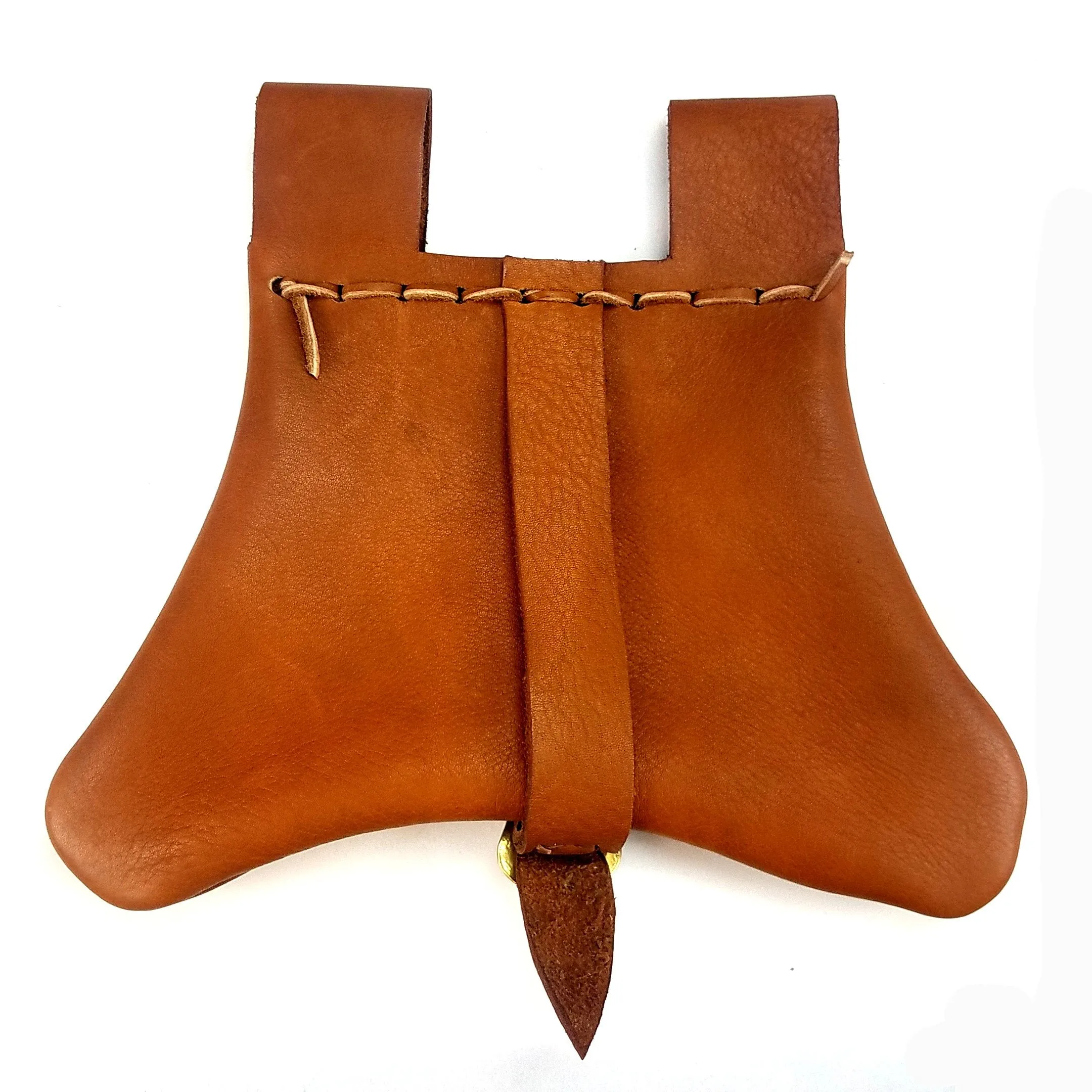 14th Century Leather Belt Pouch for Women and Men