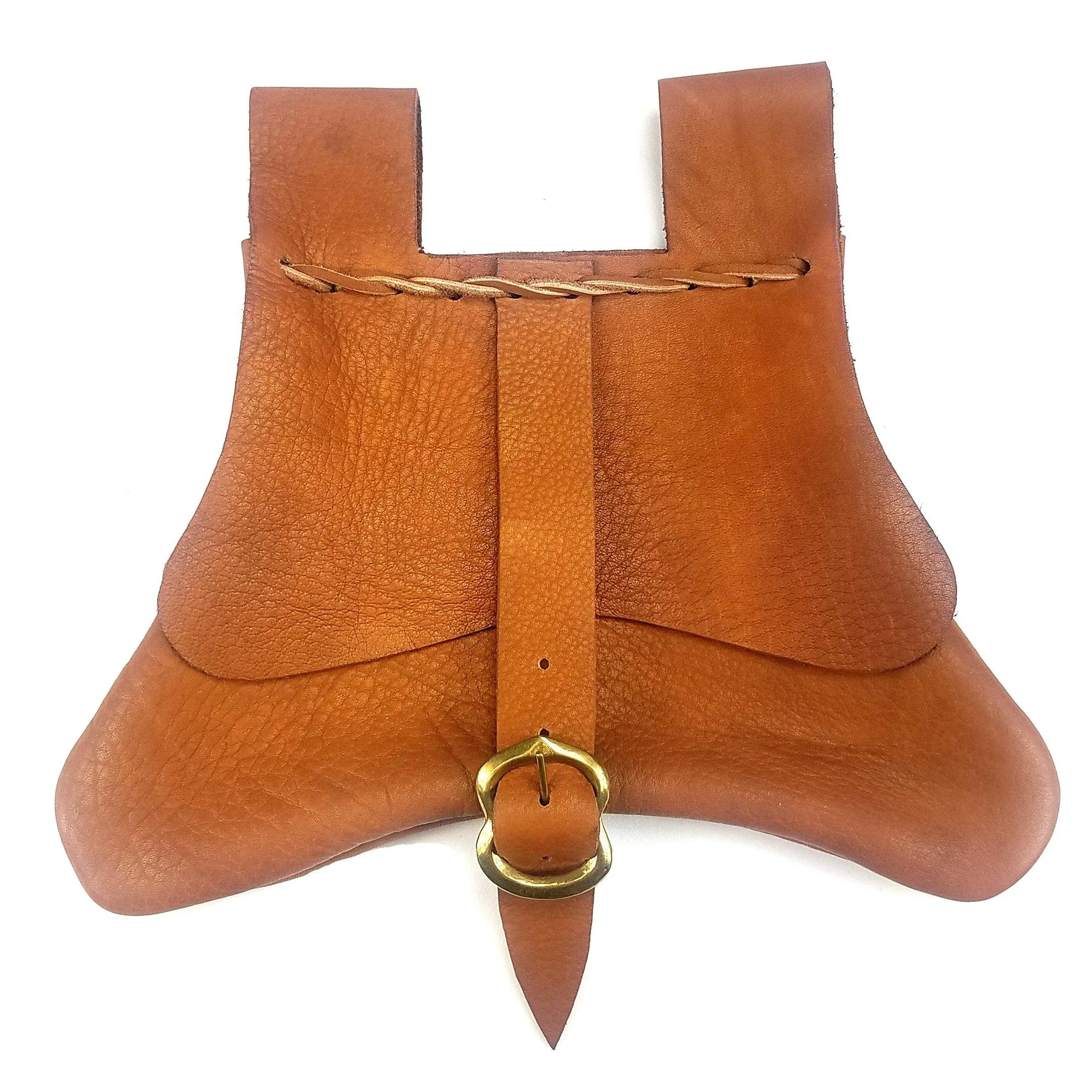 14th Century Leather Belt Pouch for Women and Men