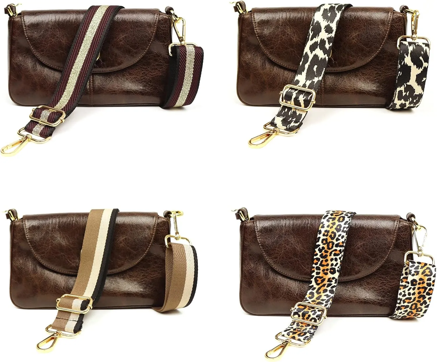 1.97" Wide Purse Strap, Adjustable Handbag Strap Replacement Shoulder Crossbody Bag Strap