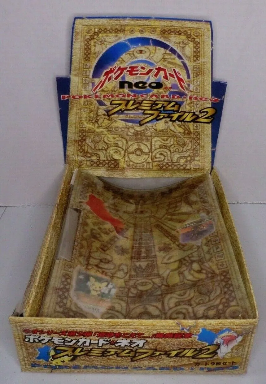 2000 POKEMON NEO GENESIS BINDER SET JAPANESE CHARIZARD ENTEI