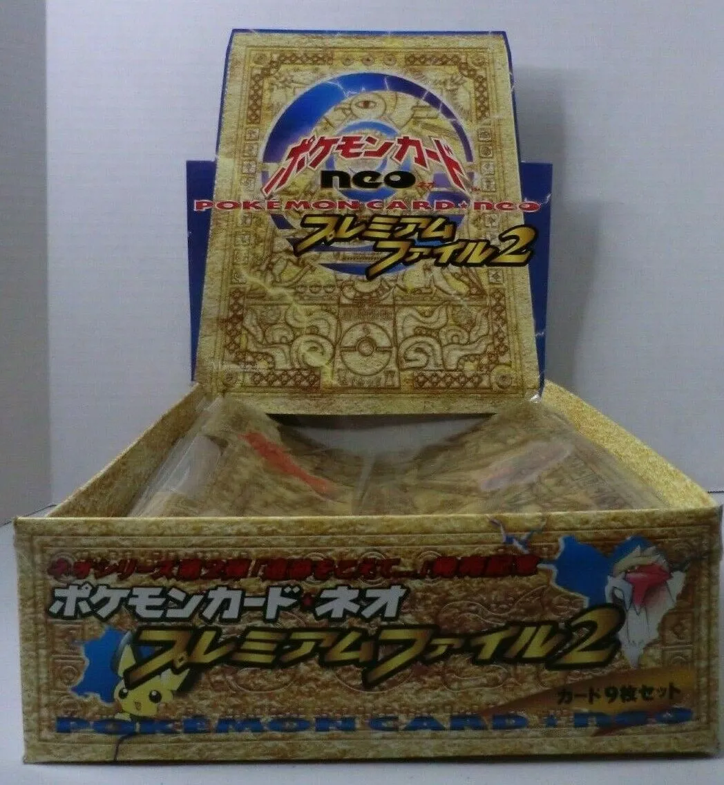 2000 POKEMON NEO GENESIS BINDER SET JAPANESE CHARIZARD ENTEI