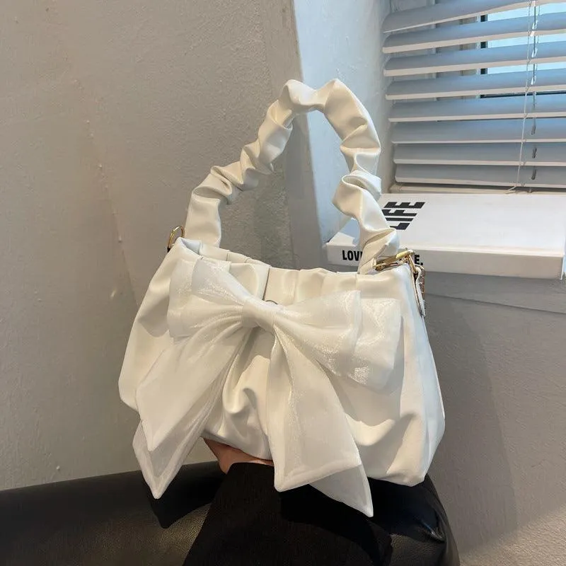 2022 New Fashion Casual Chain Crossbody Cute Bow Shoulder Underarm Bag