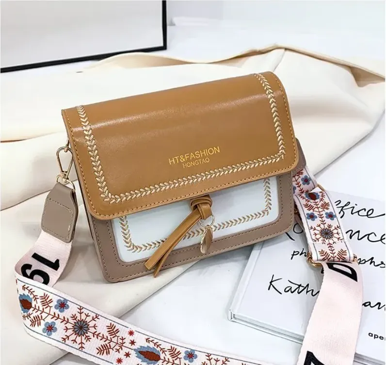 2025 Women's Small Crossbody Bag – Fashion Shoulder Handbag with Wide Strap, Trendy Sac A Main