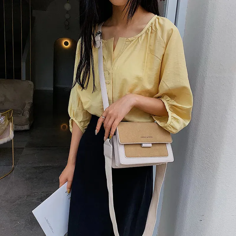 2025 Women's Small Crossbody Bag – Fashion Shoulder Handbag with Wide Strap, Trendy Sac A Main