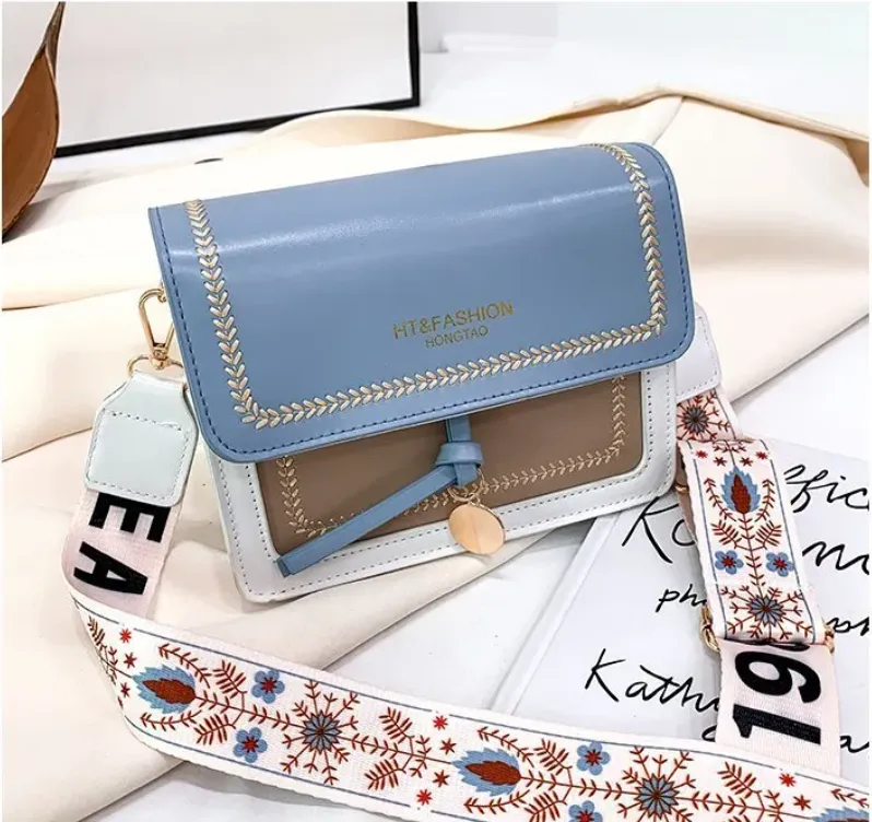 2025 Women's Small Crossbody Bag – Fashion Shoulder Handbag with Wide Strap, Trendy Sac A Main