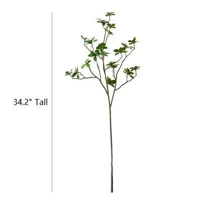 34-inch Japanese Zen Artificial Plant Stem