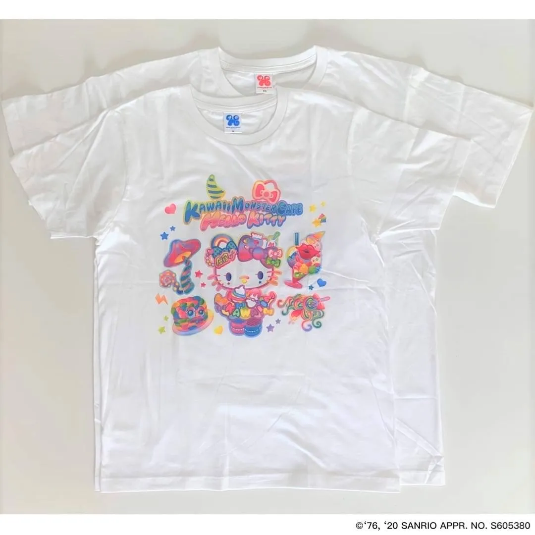 6% Dokidoki Kawaii Monster Cafe & Hello Kitty t-shirt