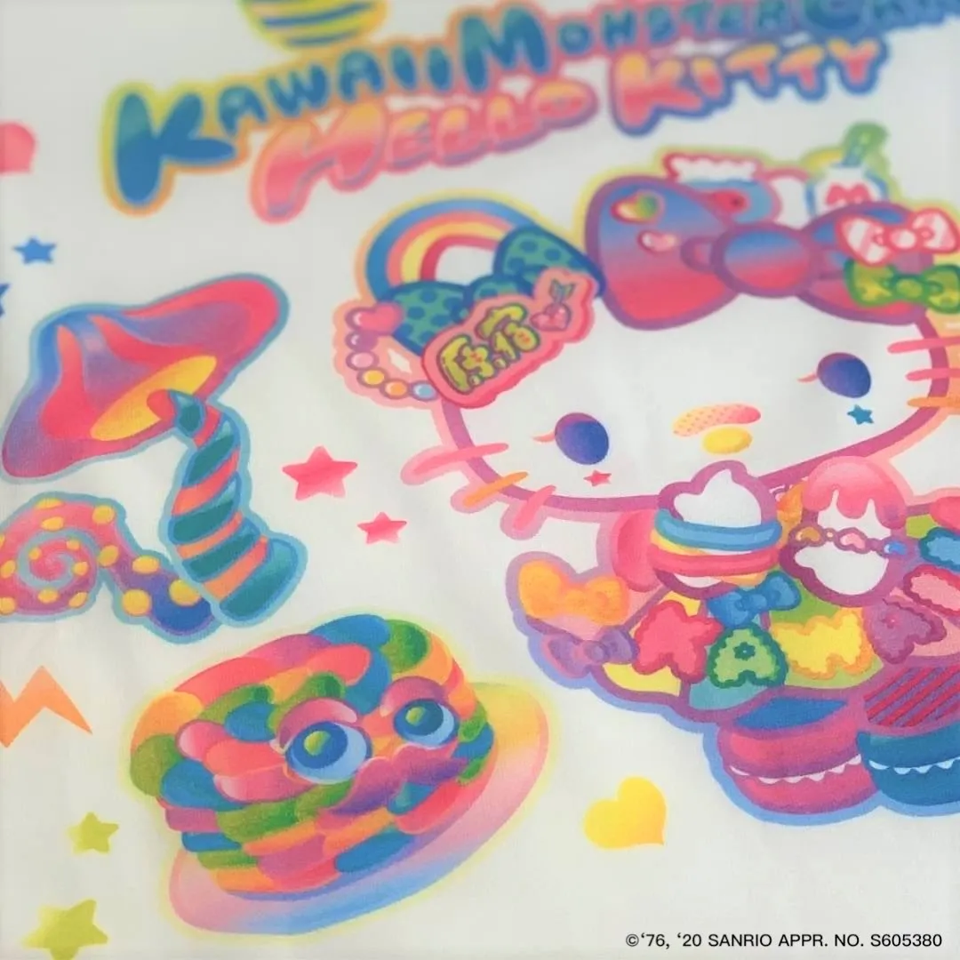 6% Dokidoki Kawaii Monster Cafe & Hello Kitty t-shirt