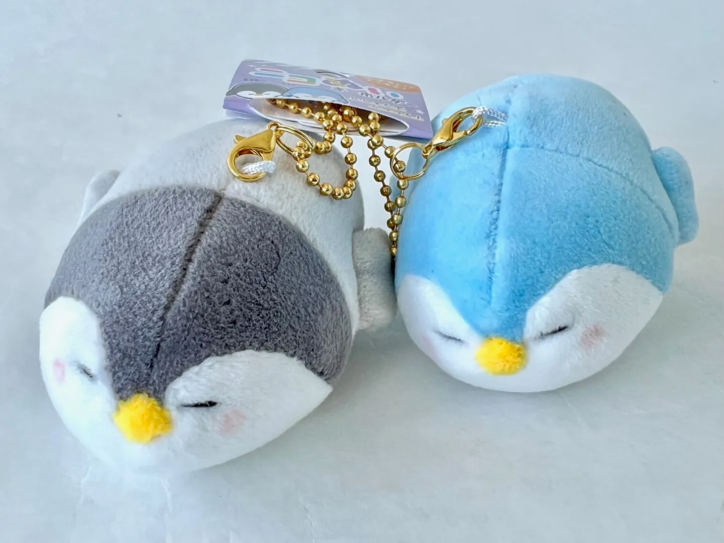63317 CRUX SLEEPING PENGUIN BUDDIES PLUSH CHARMS-3 Pairs