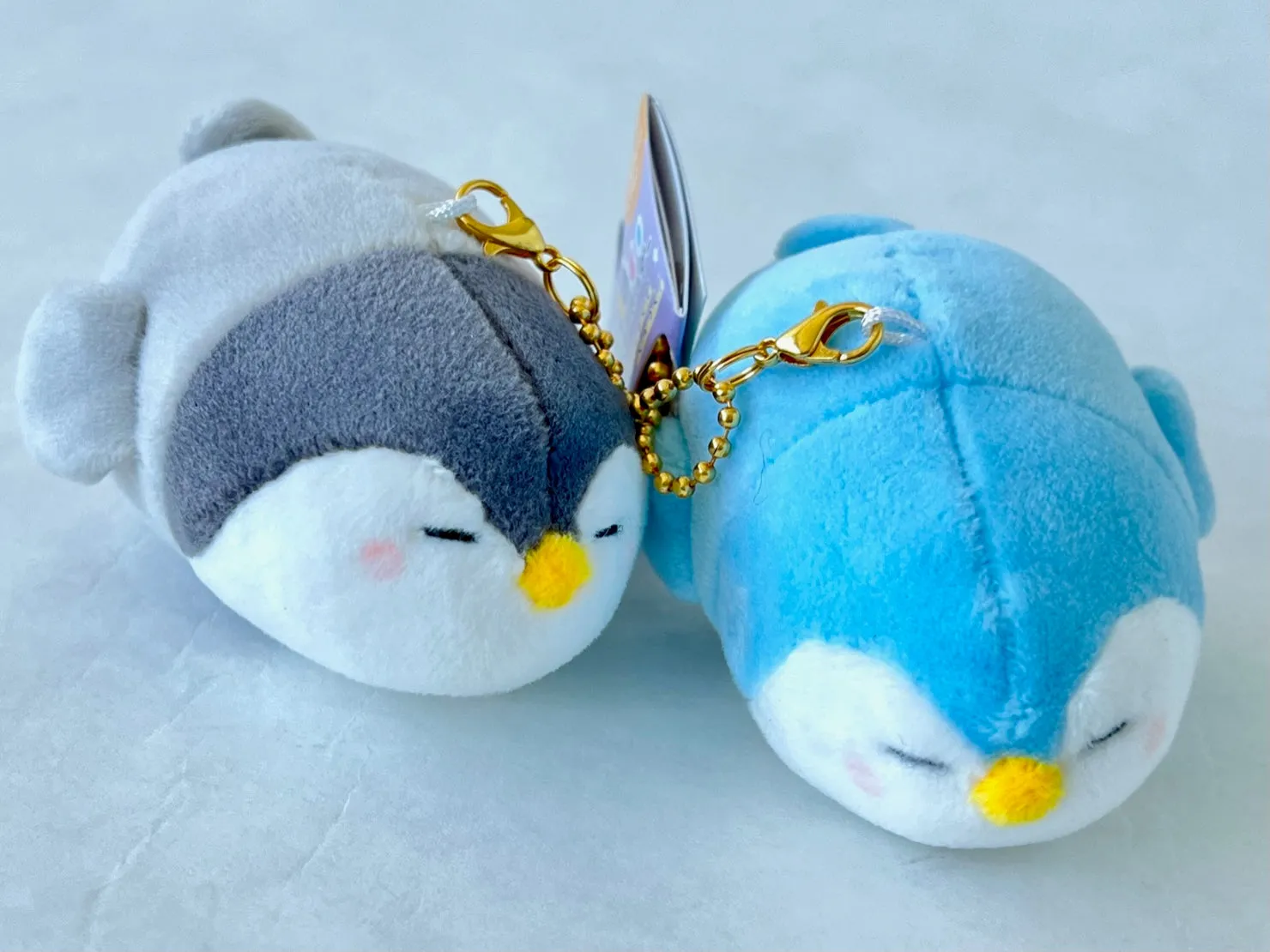 63317 CRUX SLEEPING PENGUIN BUDDIES PLUSH CHARMS-3 Pairs