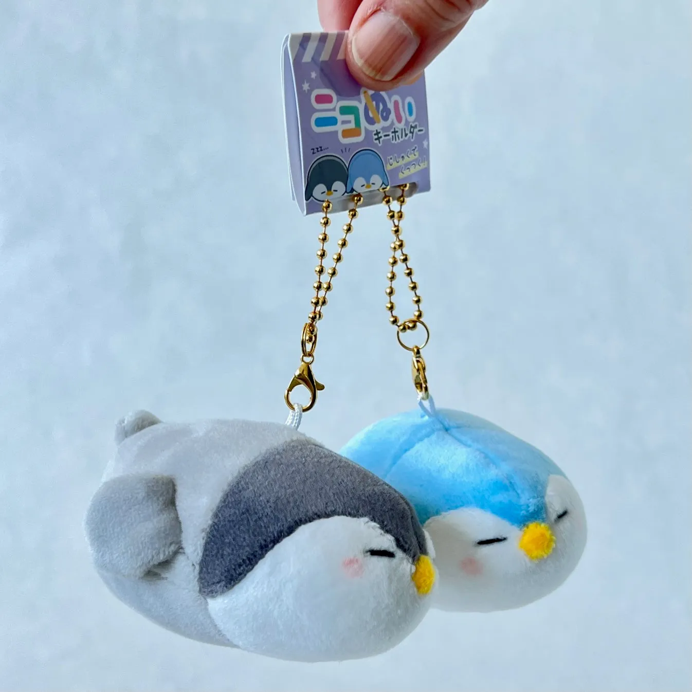 63317 CRUX SLEEPING PENGUIN BUDDIES PLUSH CHARMS-3 Pairs