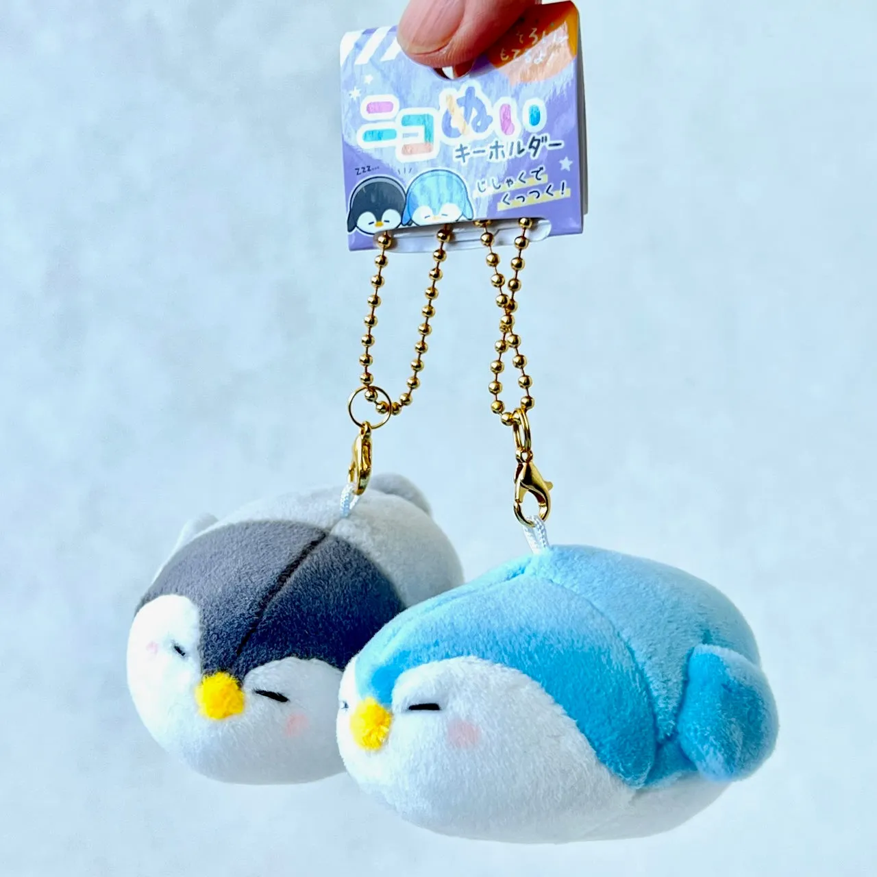 63317 CRUX SLEEPING PENGUIN BUDDIES PLUSH CHARMS-3 Pairs