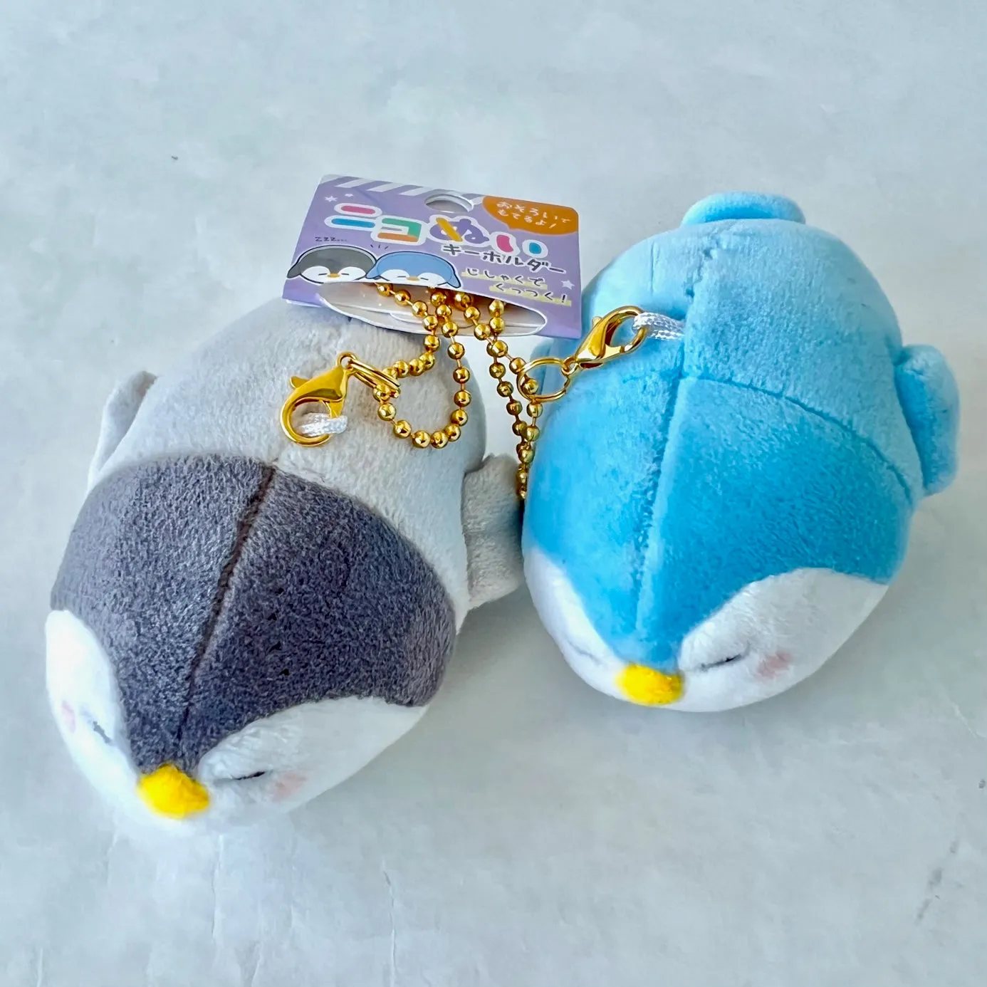 63317 CRUX SLEEPING PENGUIN BUDDIES PLUSH CHARMS-3 Pairs