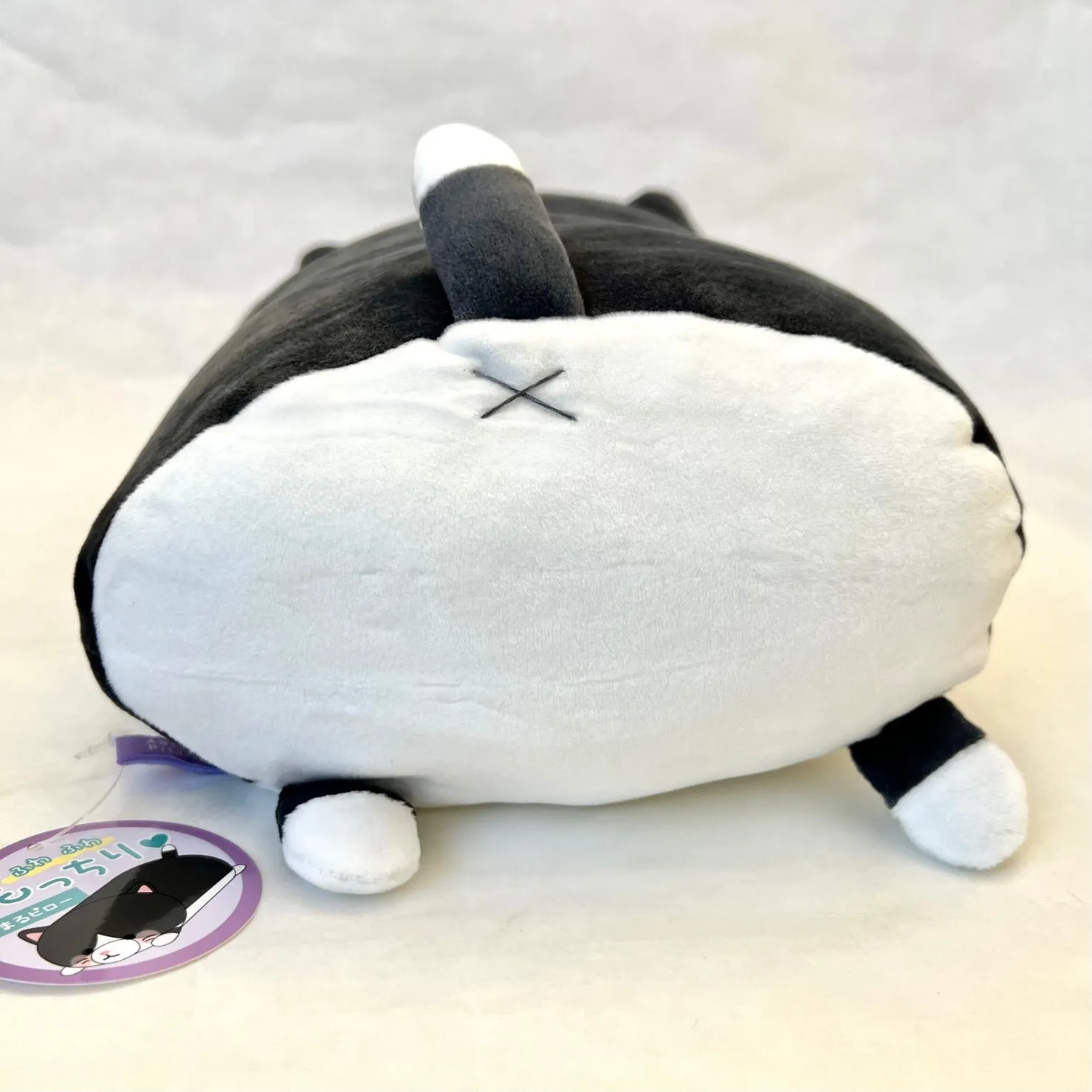 63370 GREY CAT PILLOW PLUSH-3
