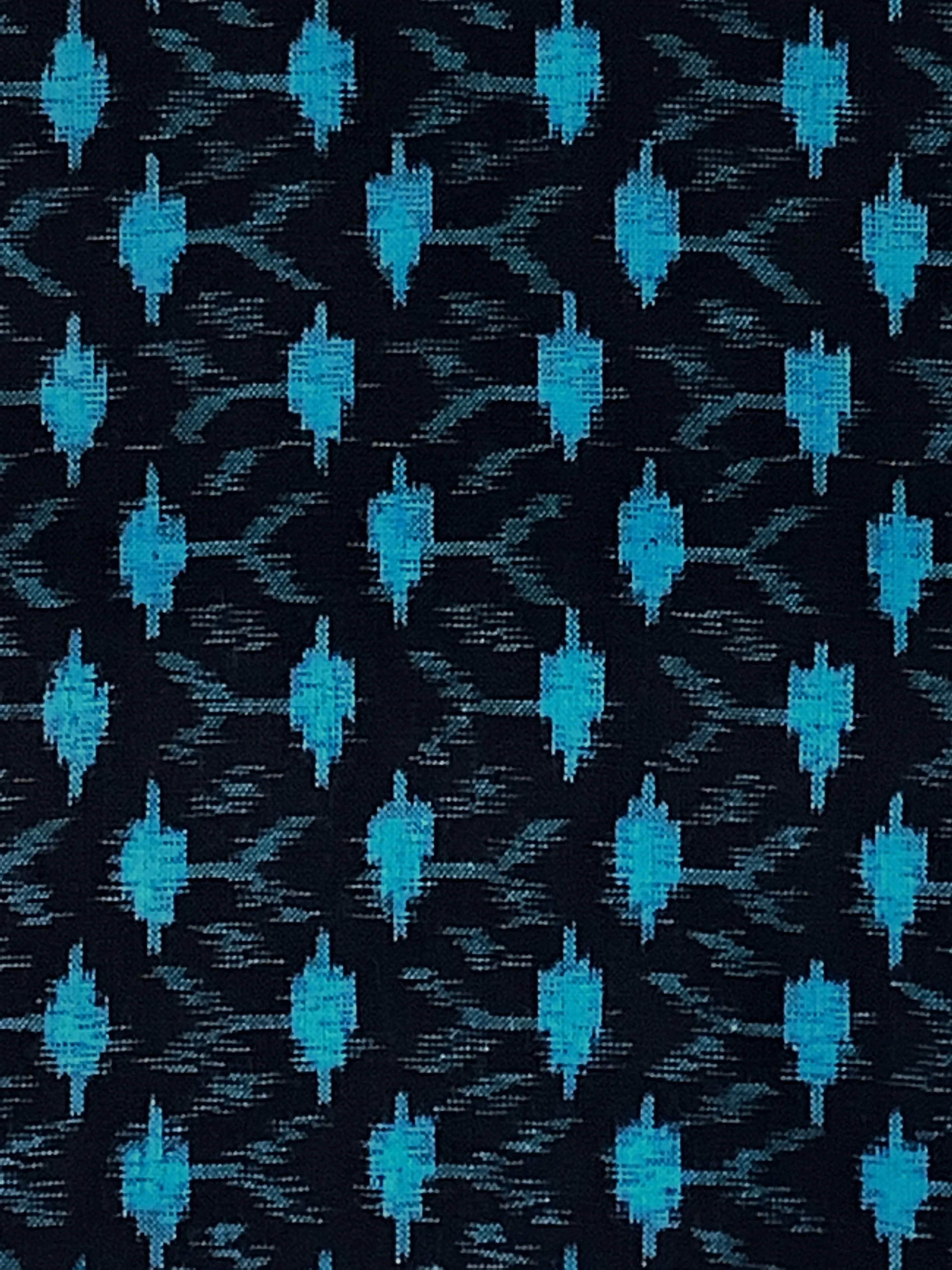 7023:1960s Deadstock Japanese Kasuri (ikat) Cotton Fabric, 54in.Piece