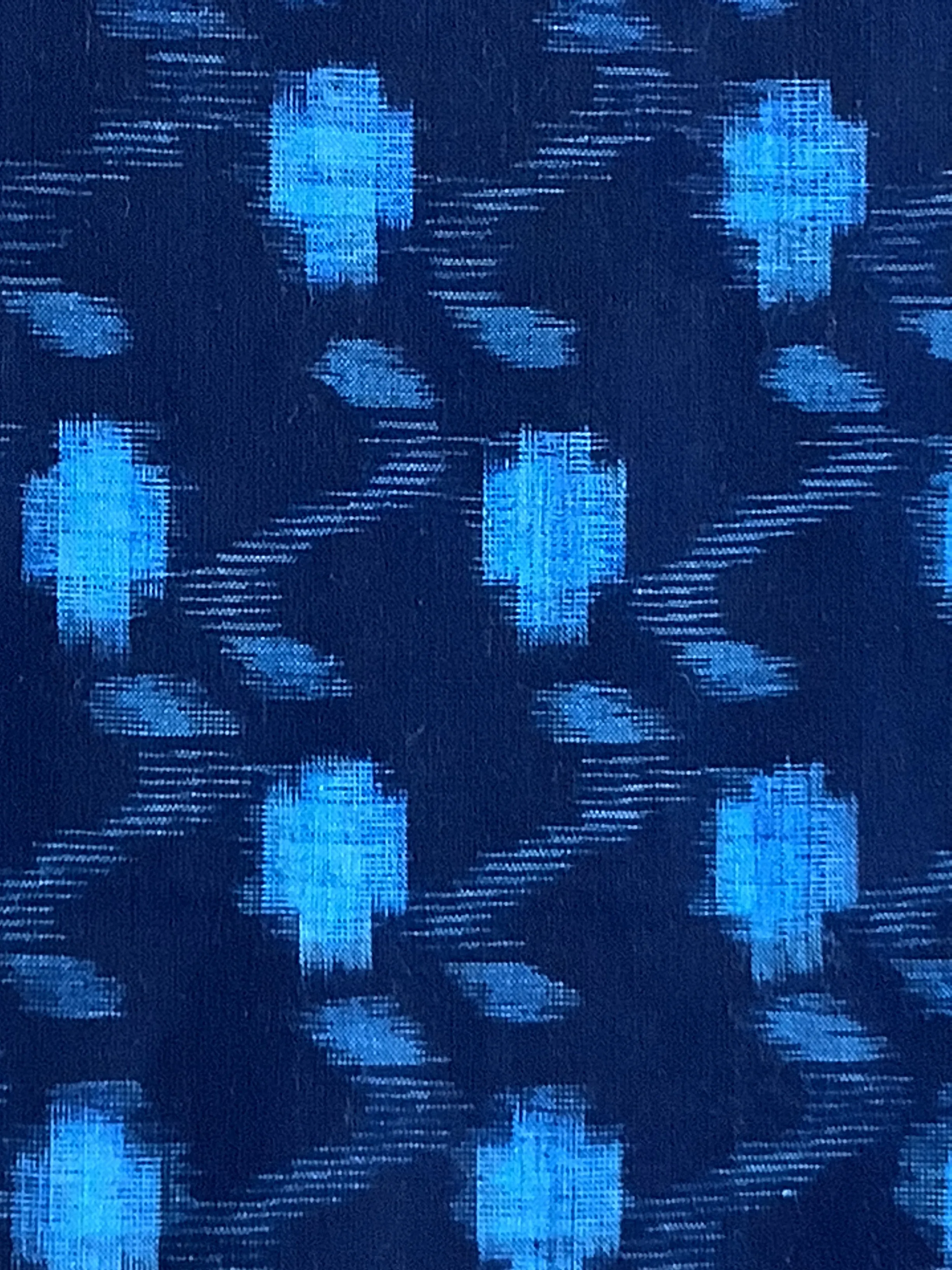 7247: Deadstock 1930s-50s Japanese Kasuri (ikat) Cotton Fabric 55in. Piece