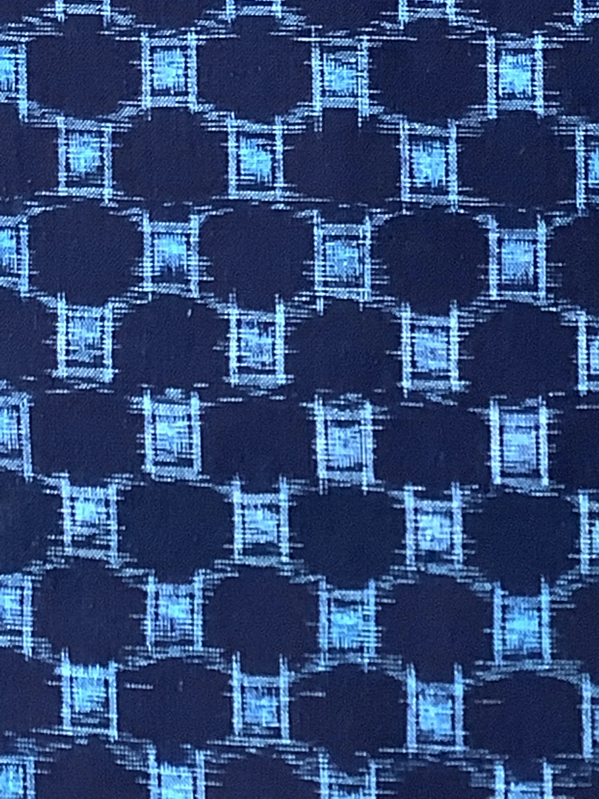 7263: Deadstock 1930s-50s Japanese Kasuri (ikat) Cotton Fabric 53in. Piece