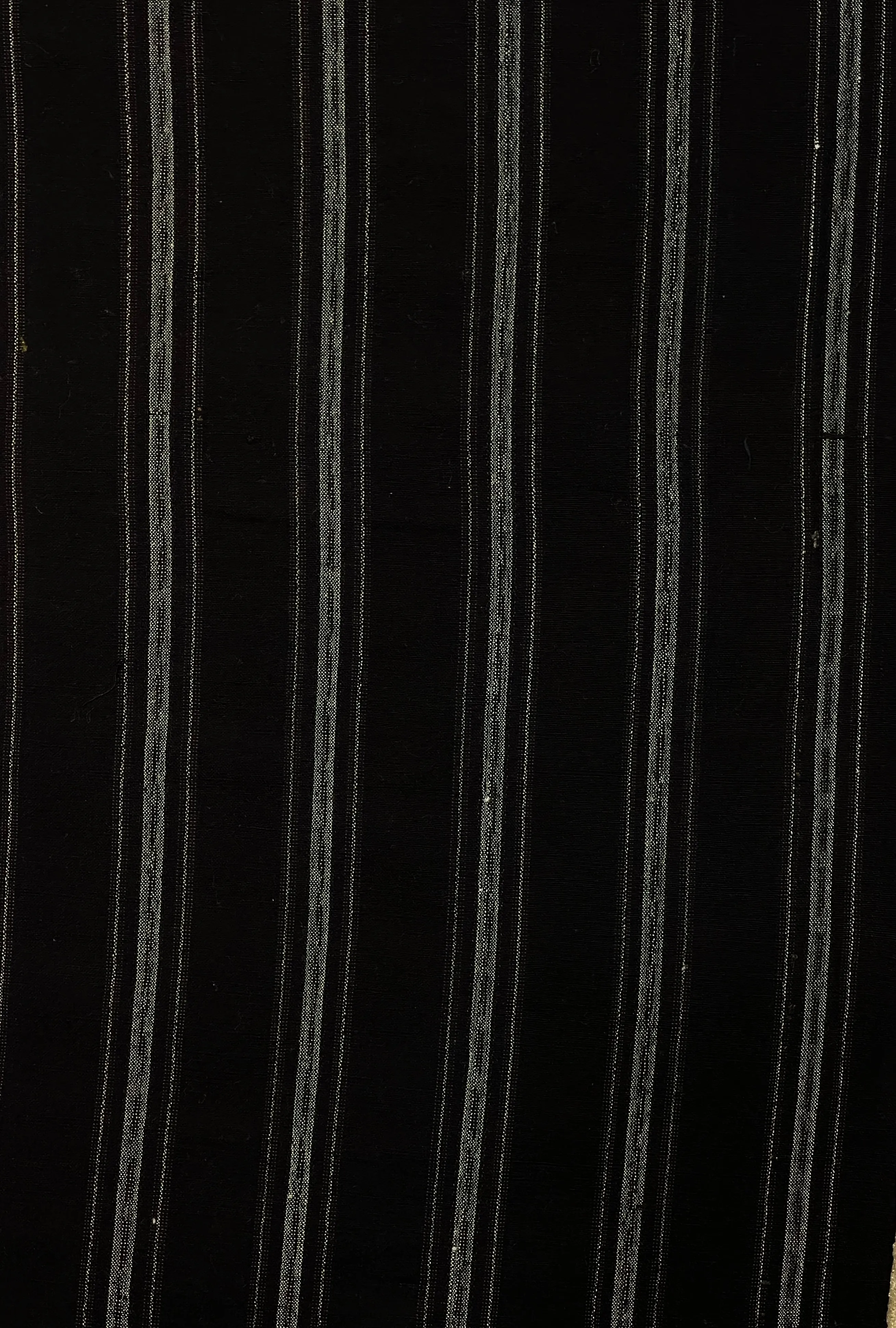 7417: 1930s-50s Japanese Striped Cotton Fabric, Piece 44in.(AraiHari)