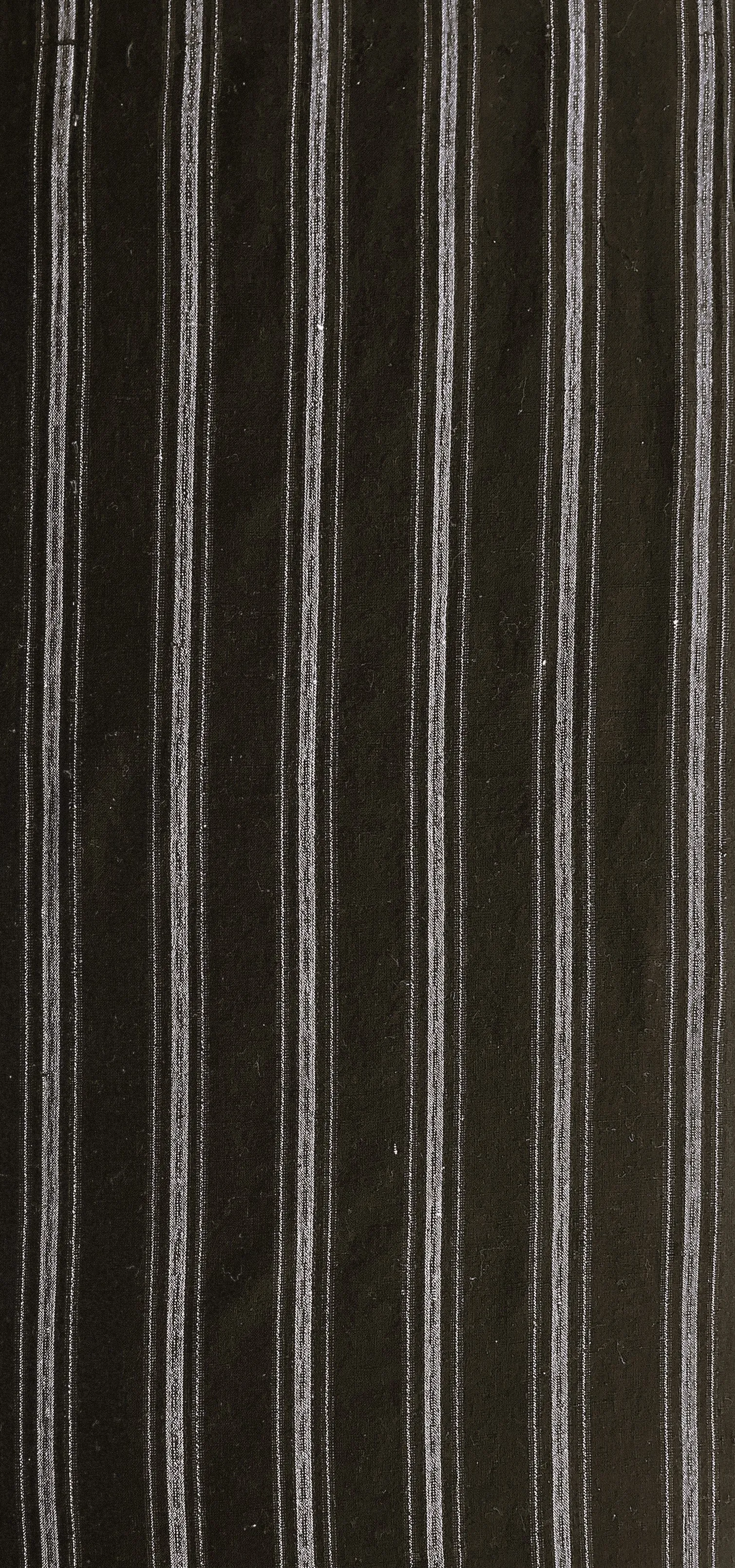 7417: 1930s-50s Japanese Striped Cotton Fabric, Piece 44in.(AraiHari)