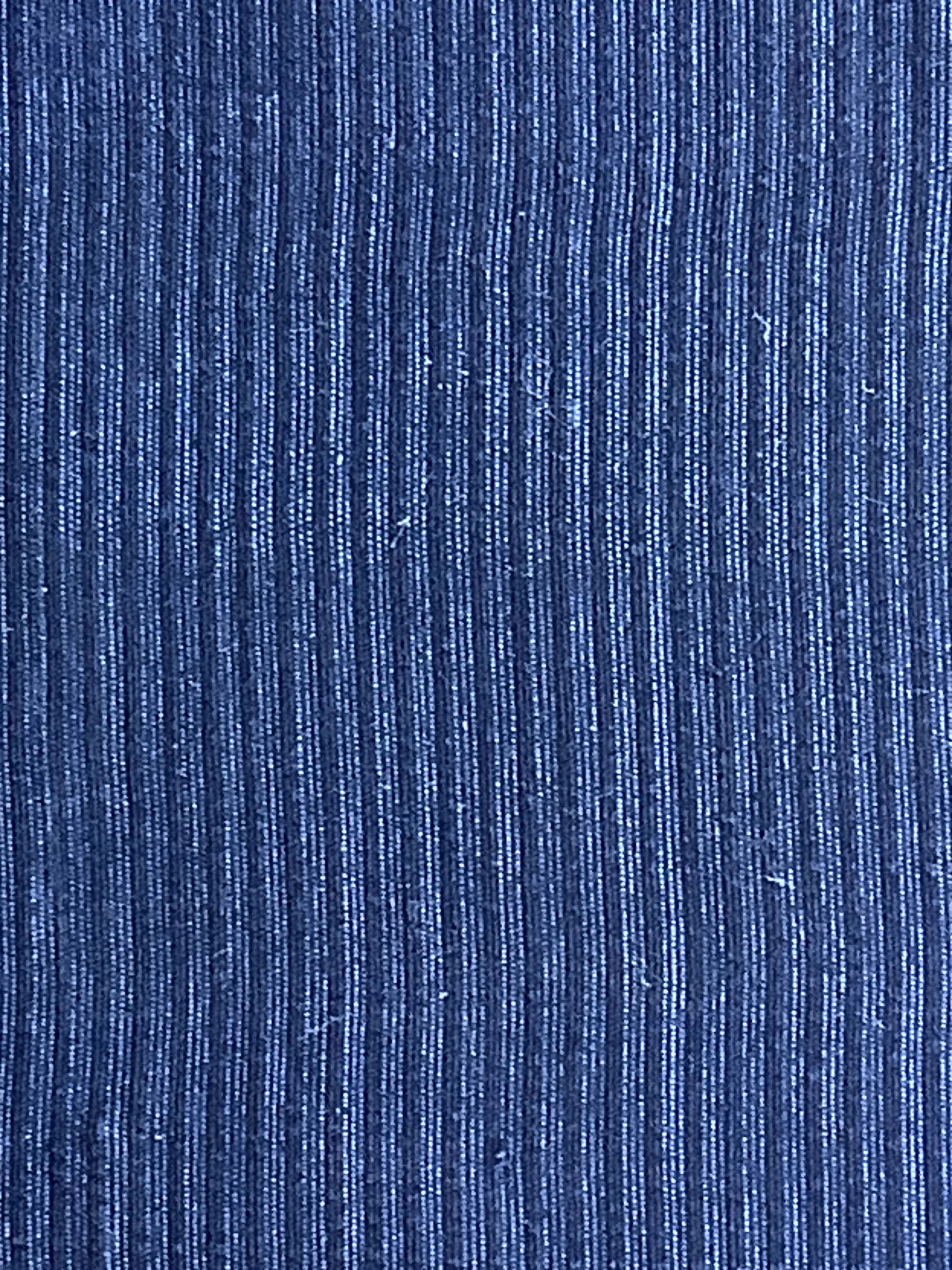 7711-1:1930s-50s Japanese Pinstriped Cotton Fabric, Piece 57in.(AraiHari)