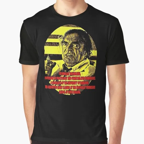 80s Classic Movie "Dr. Nikolas Van Helsing" Graphic T-Shirt