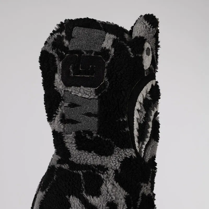 ABC Camo Boa Shark Relaxed Fit Full Zip Hoodie - Black