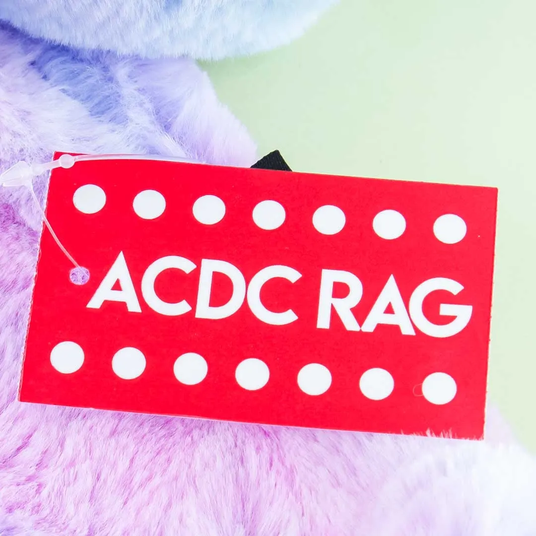ACDC RAG Purple Cotton Candy Scarf & Earmuffs Set