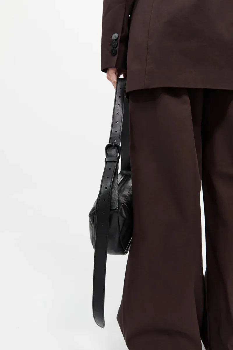 Adjustable Crescent Bag - Black