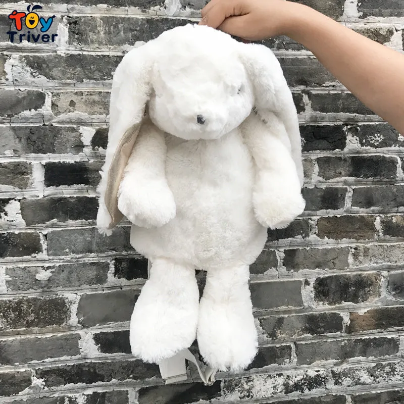 Adorable Kawaii White Rabbit Plush Backpack – Cute & Cozy Shoulder Bag
