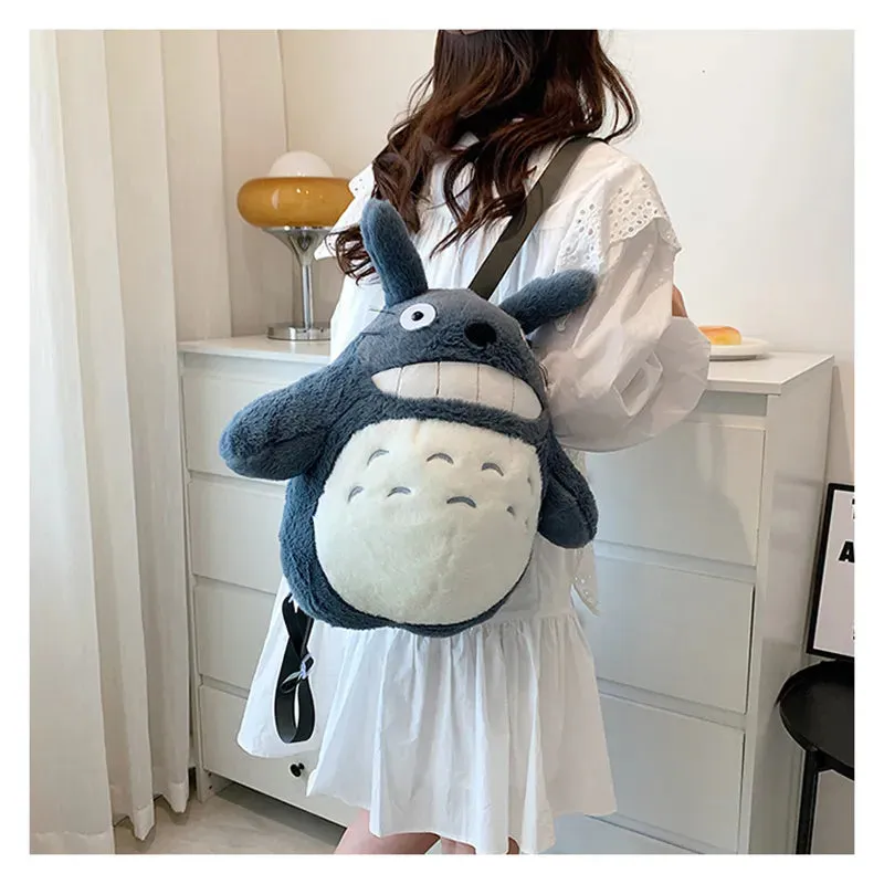 Adorable Totoro Plush Backpack - Perfect Kawaii Bag for Fans & Cosplay