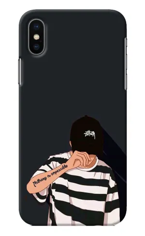 Aesthetic Boy iPhone X Back Cover