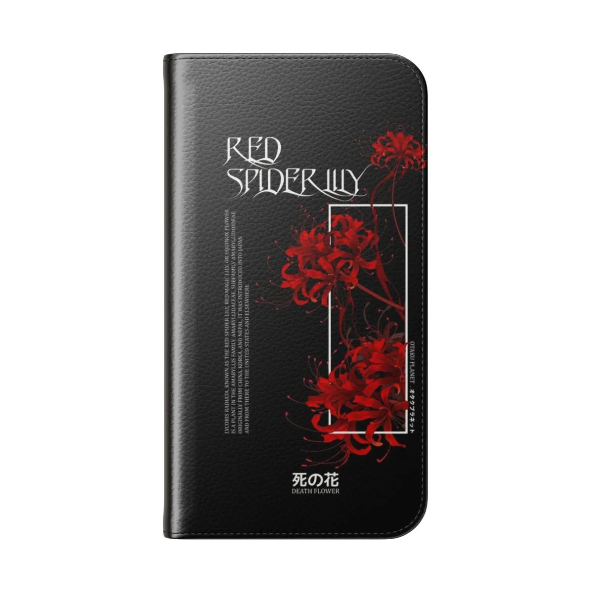 Aesthetic Japanese Spider Lily Flip Phone Case