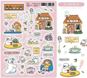 Afternoon Tea Stickers by 9 O'Clock Bonnie