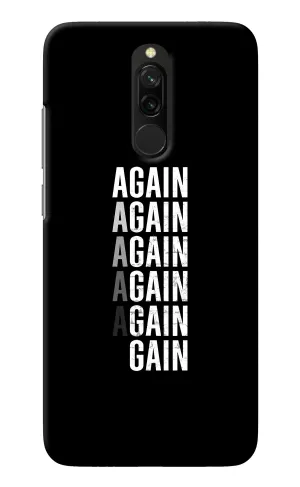 Again Again Gain Redmi 8 Back Cover