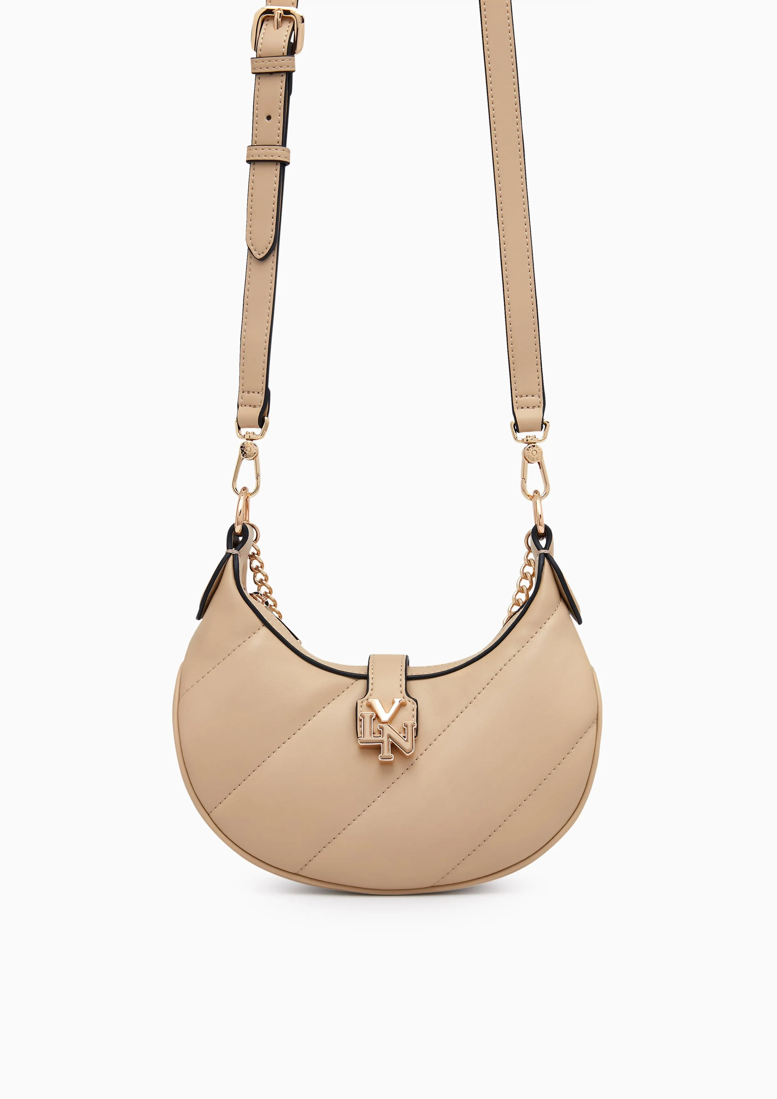 Amelia Mini Crossbody Bag Beige