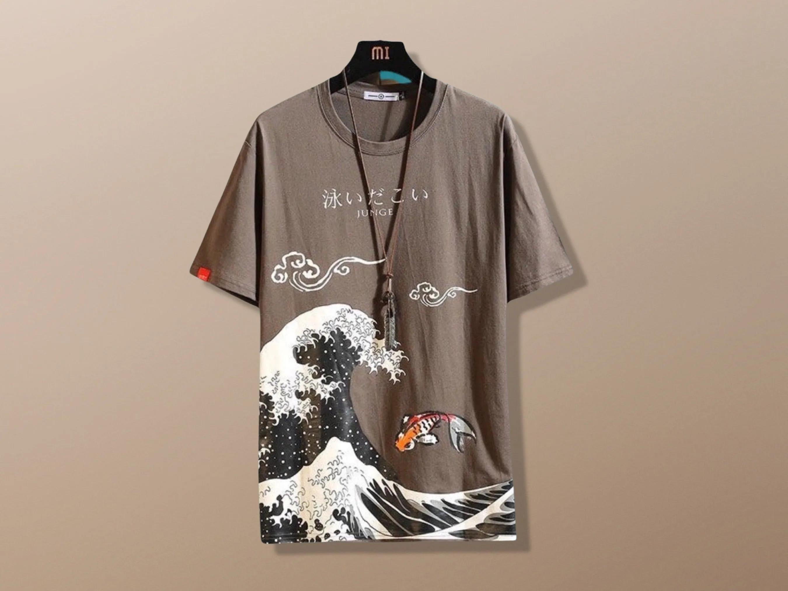 Anime Koi Fish Harajuku Japanese Streetwear T-Shirt