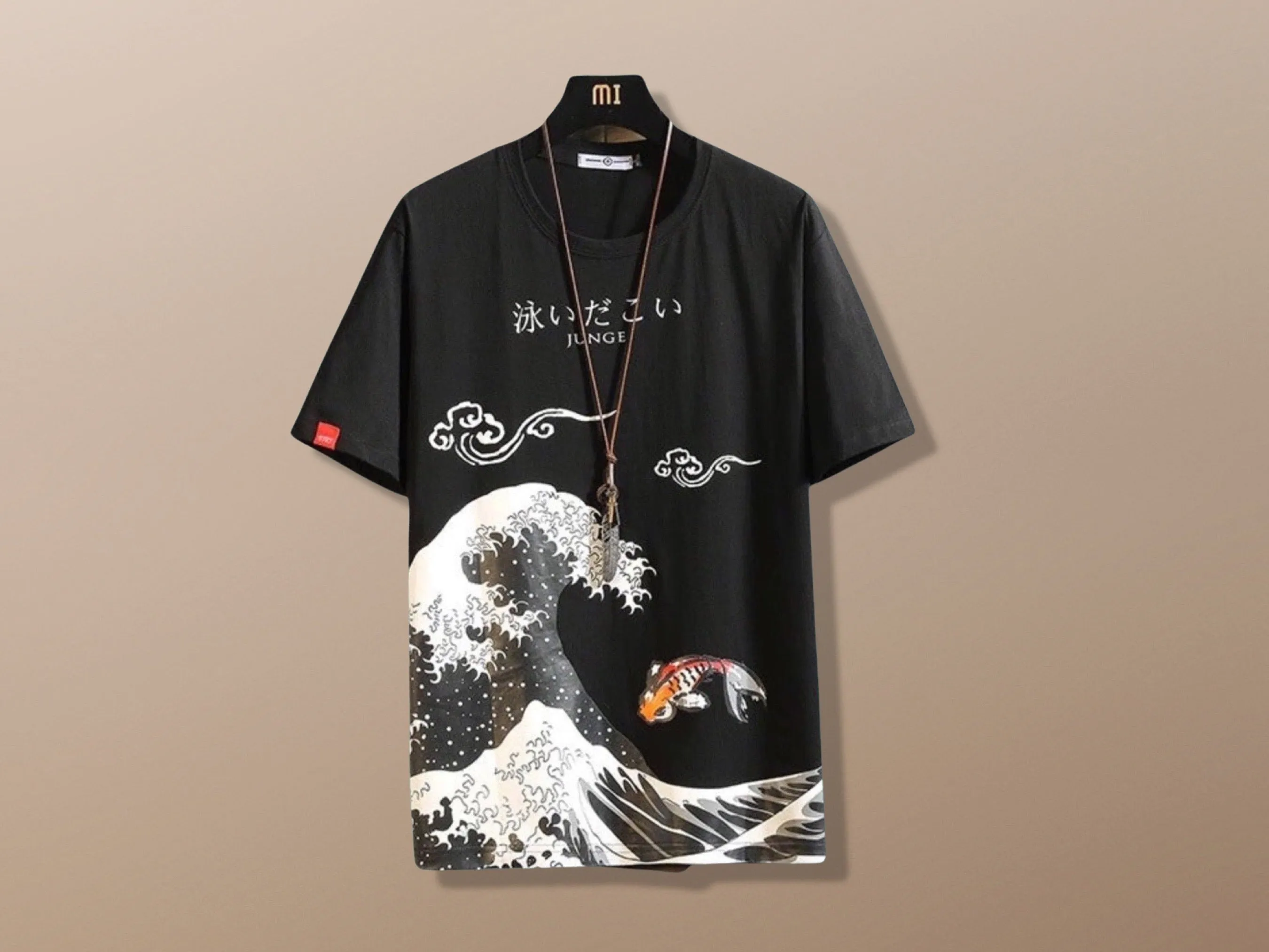 Anime Koi Fish Harajuku Japanese Streetwear T-Shirt