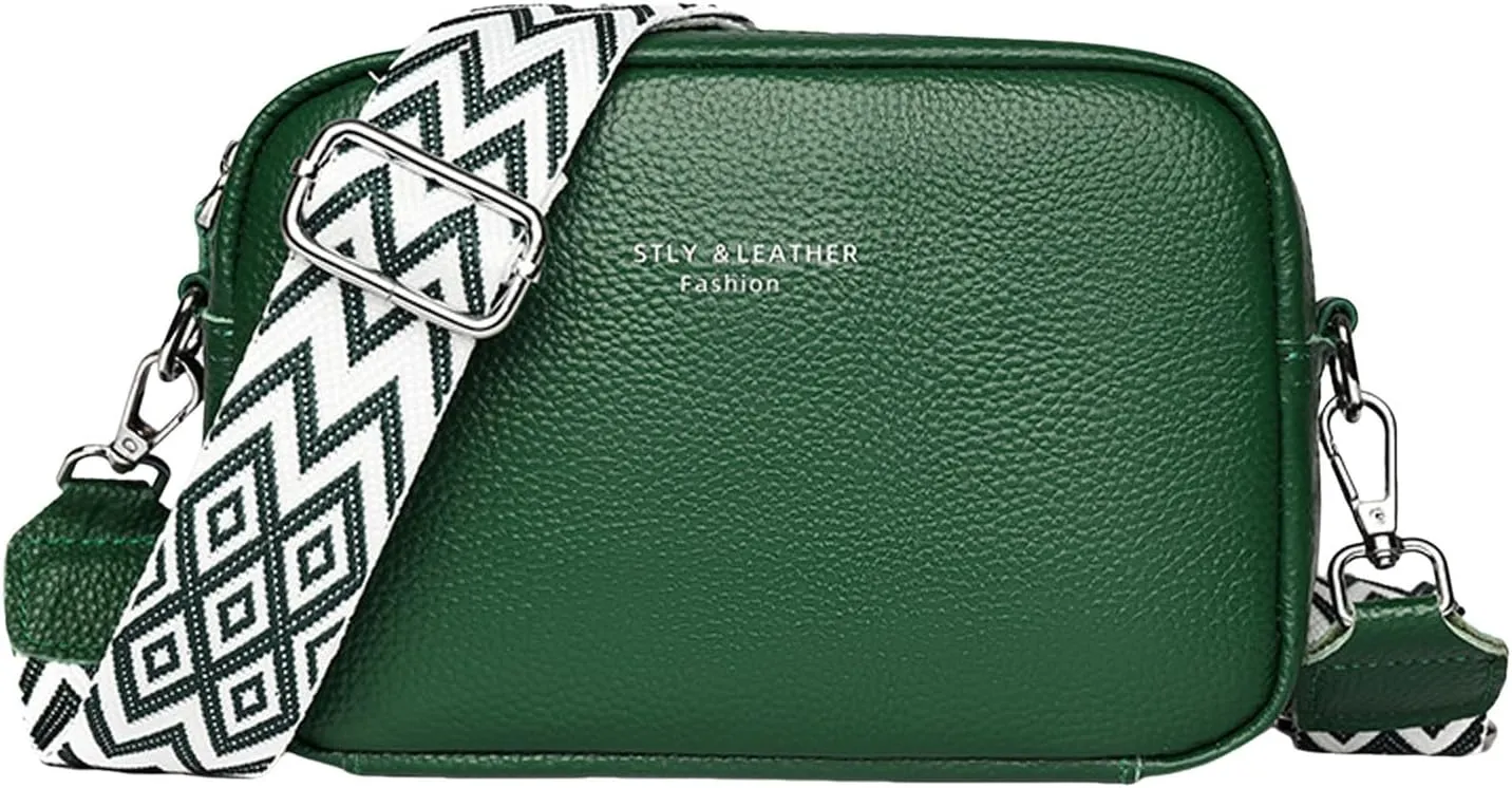 Anti Theft Crossbody Bags for Women Crossbody Purses and Handbags Lightweight Pocketbook Multi Compartment Purse(Green)