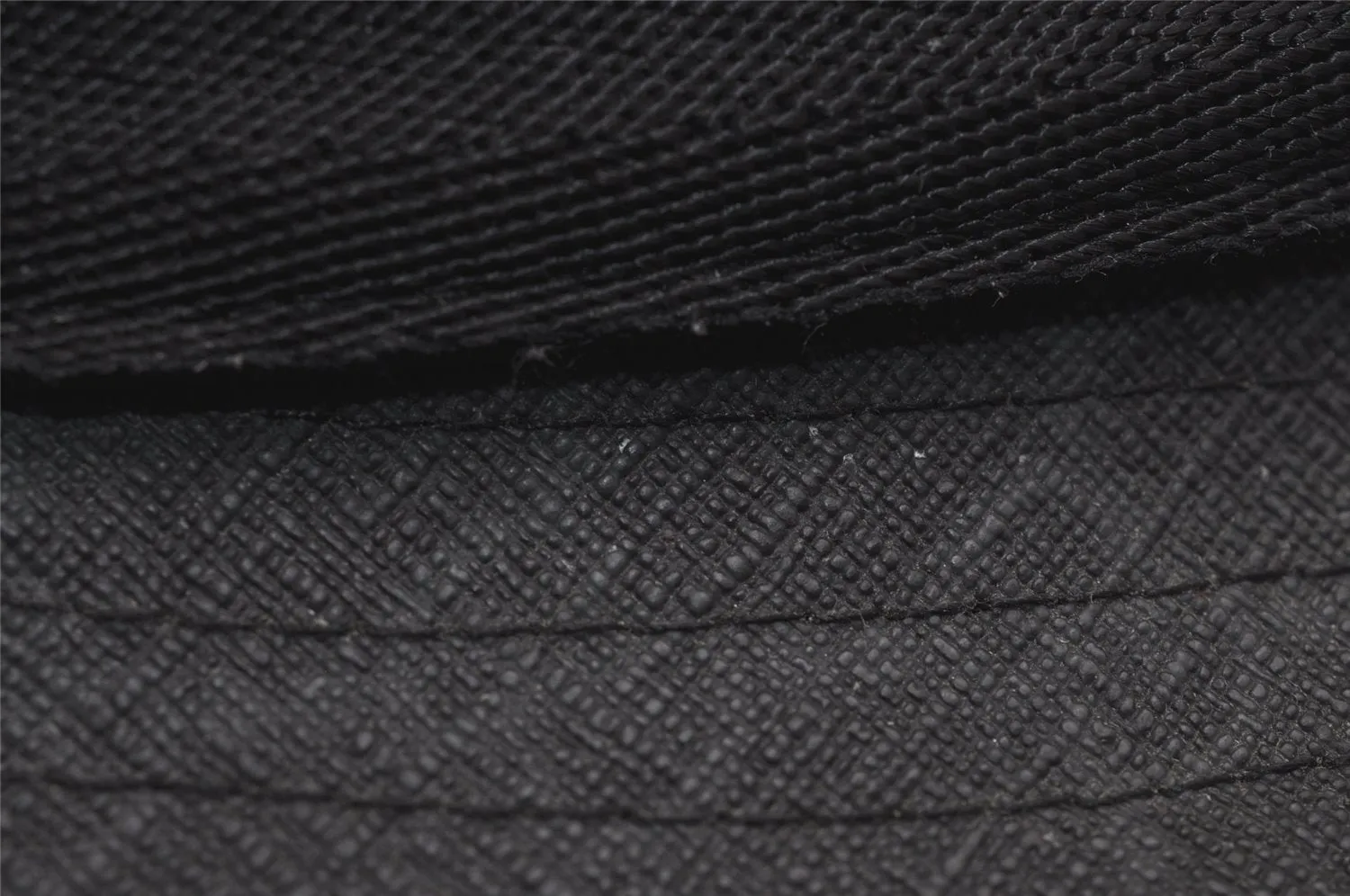 Authentic GUCCI Vintage Bucket Hat GG PVC Leather Size L 22.4" Black 3569J