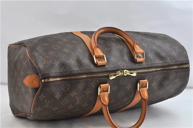 Authentic Louis Vuitton Monogram Keepall 45 Boston Bag M41428 LV 2194D