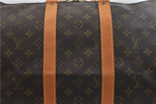 Authentic Louis Vuitton Monogram Keepall 45 Boston Bag M41428 LV 2194D