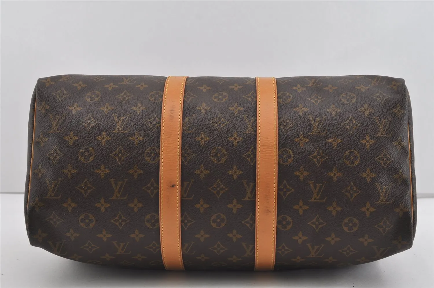 Authentic Louis Vuitton Monogram Keepall 45 Travel Boston Bag M41428 LV 1276I