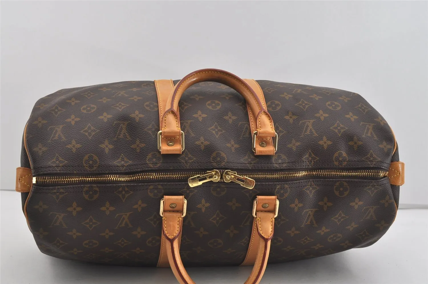 Authentic Louis Vuitton Monogram Keepall 45 Travel Boston Bag M41428 LV 1276I