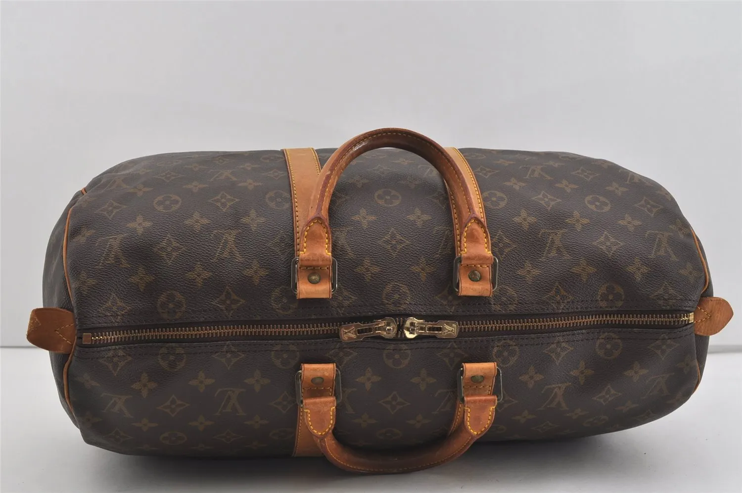 Authentic Louis Vuitton Monogram Keepall 45 Travel Boston Bag M41428 LV 1565I
