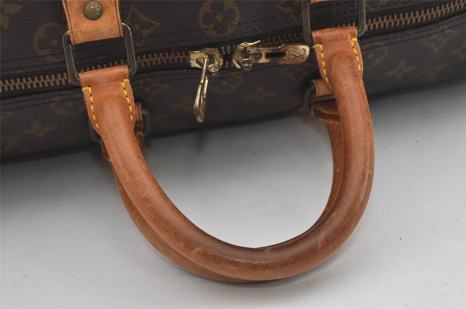 Authentic Louis Vuitton Monogram Keepall 45 Travel Boston Bag M41428 LV 1565I