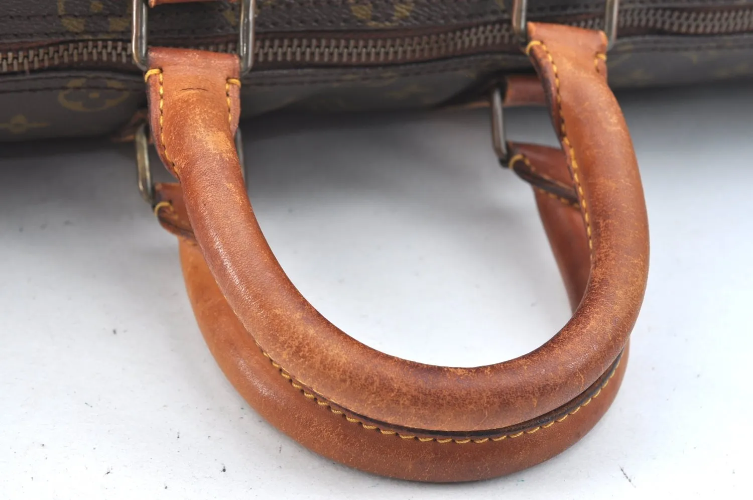 Authentic Louis Vuitton Monogram Keepall 45 Travel Boston Bag Old Model LV K5623