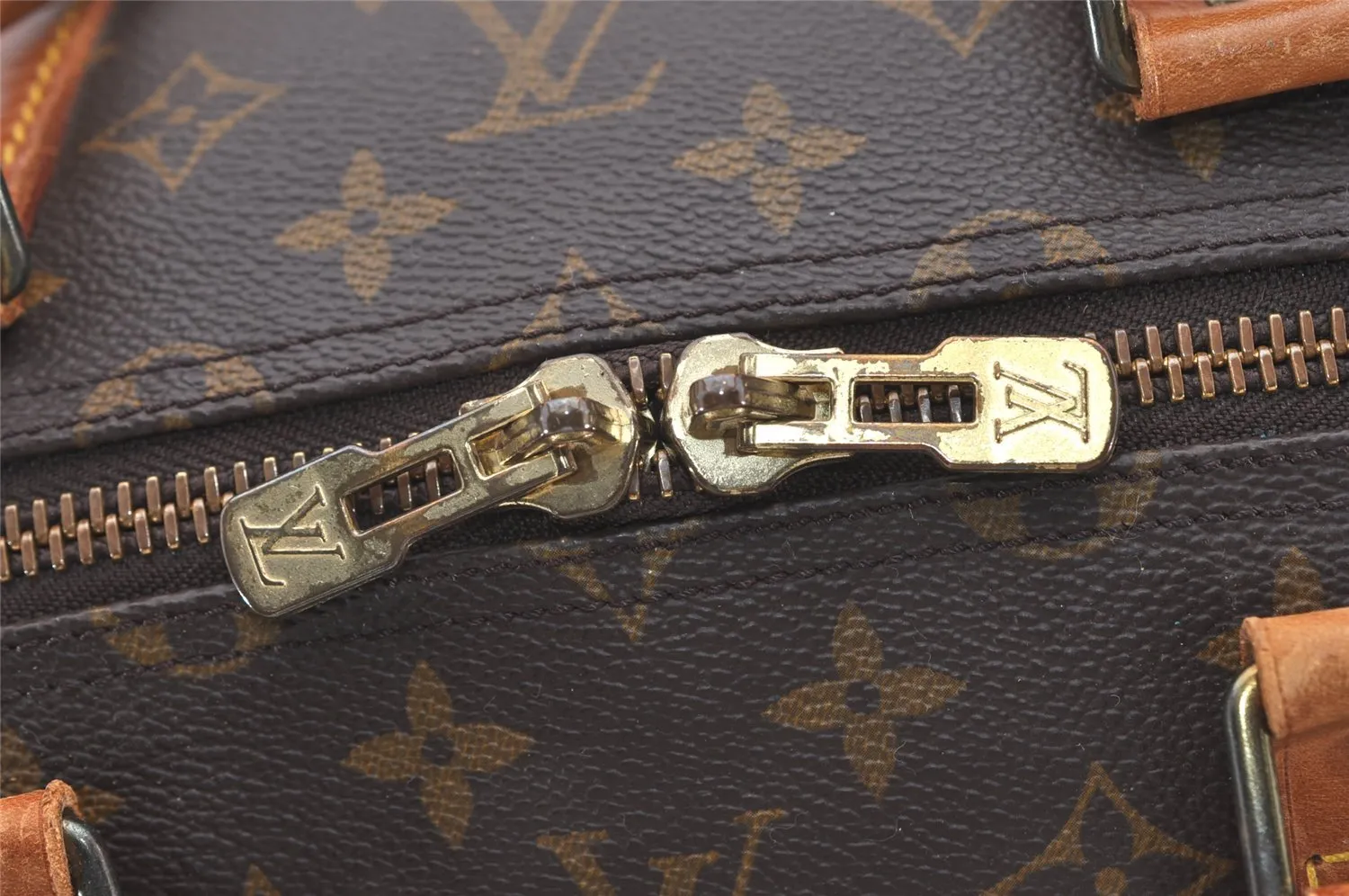 Authentic Louis Vuitton Monogram Keepall 55 Travel Boston Bag M41424 LV 2012J